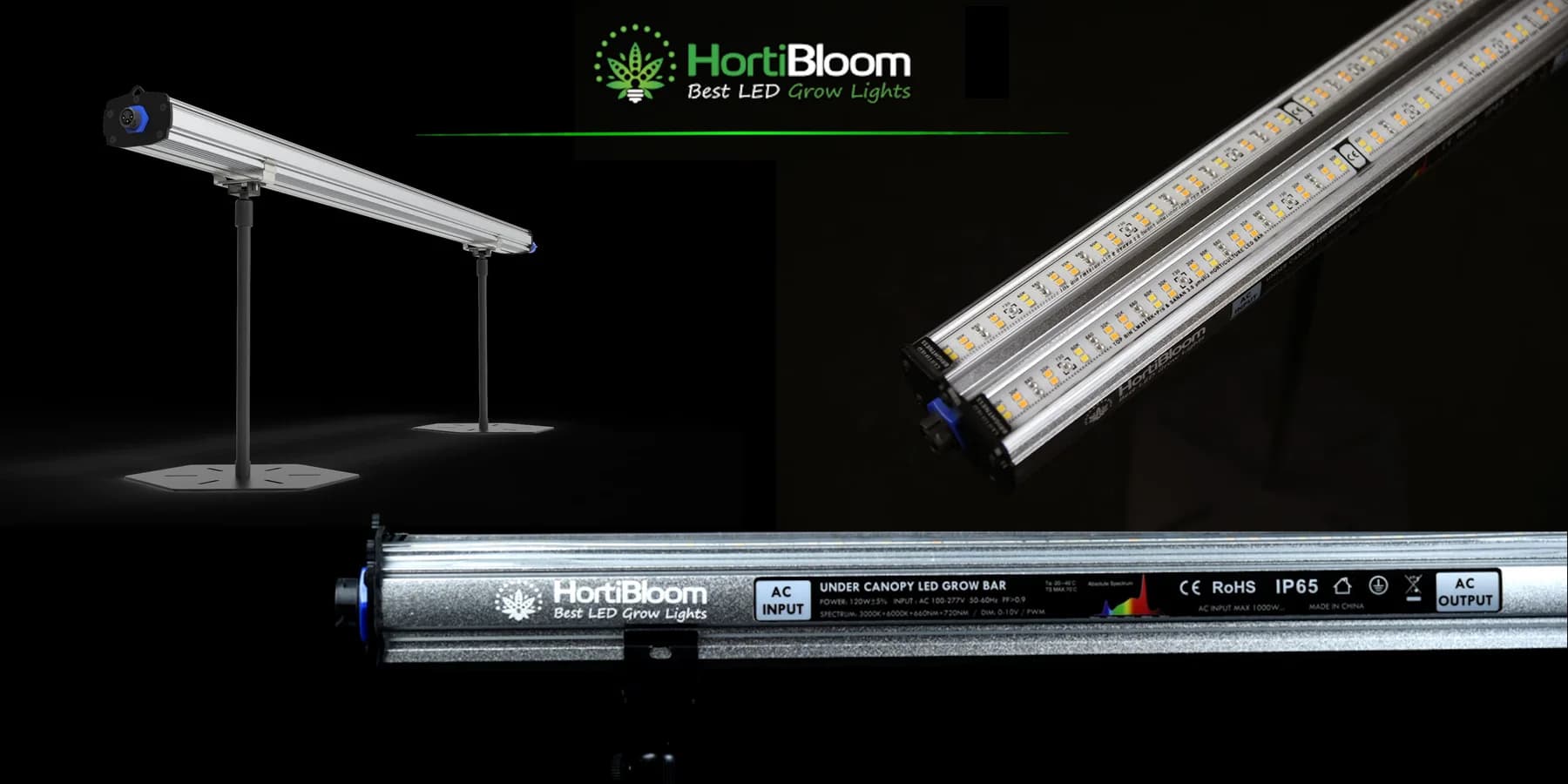 HortiBloom UnderCanopy system below a crop canopy